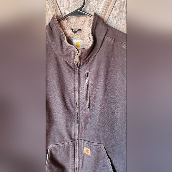 Carhartt Mens Denim Vest - Picture 2 of 6